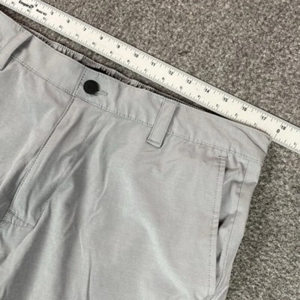 Banana Republic Mens Golf Shorts 38 Comfort Flat Front Gray 9 Inseam Performance
